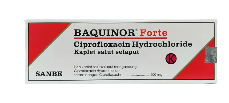 BAQUINOR FORTE 500 MG (Box/20 Tablet)
