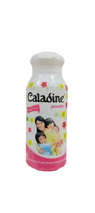 CALADINE POWDER ACTIVE FRESH 100 GR (PINK)