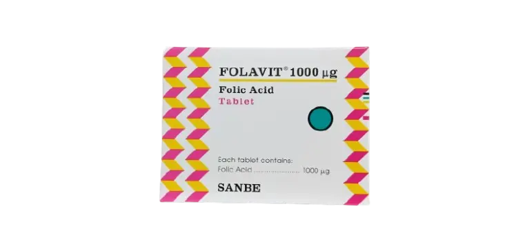 FOLAVIT 1 MG (Box/100 Tablet)