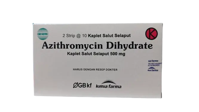 AZITROMYCIN 500 MG 20S