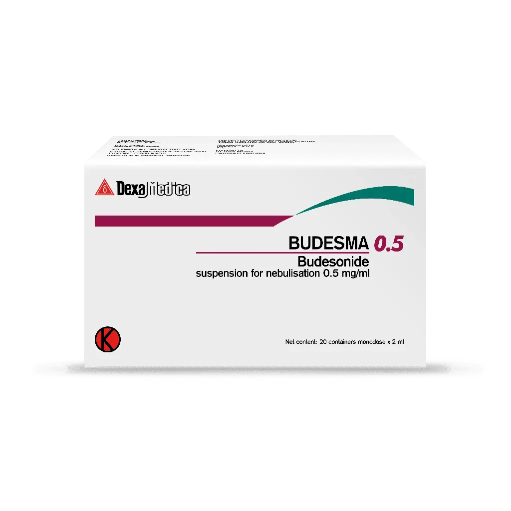 BUDESMA SUSPEPENSI FOR NEBULISATION 0,5MG/ML BOX/20 AMP