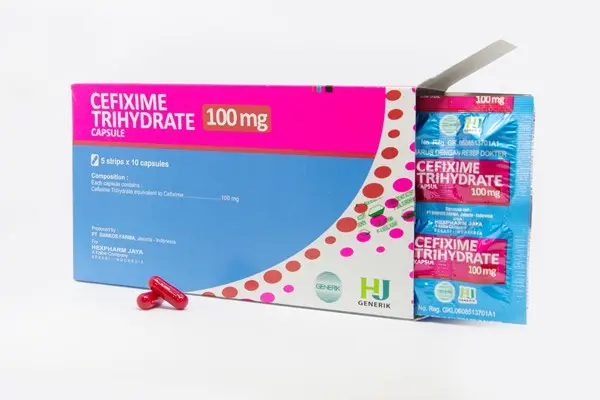 CEFIXIME 100 MG Box/100 Kaps (HEXPHARM)