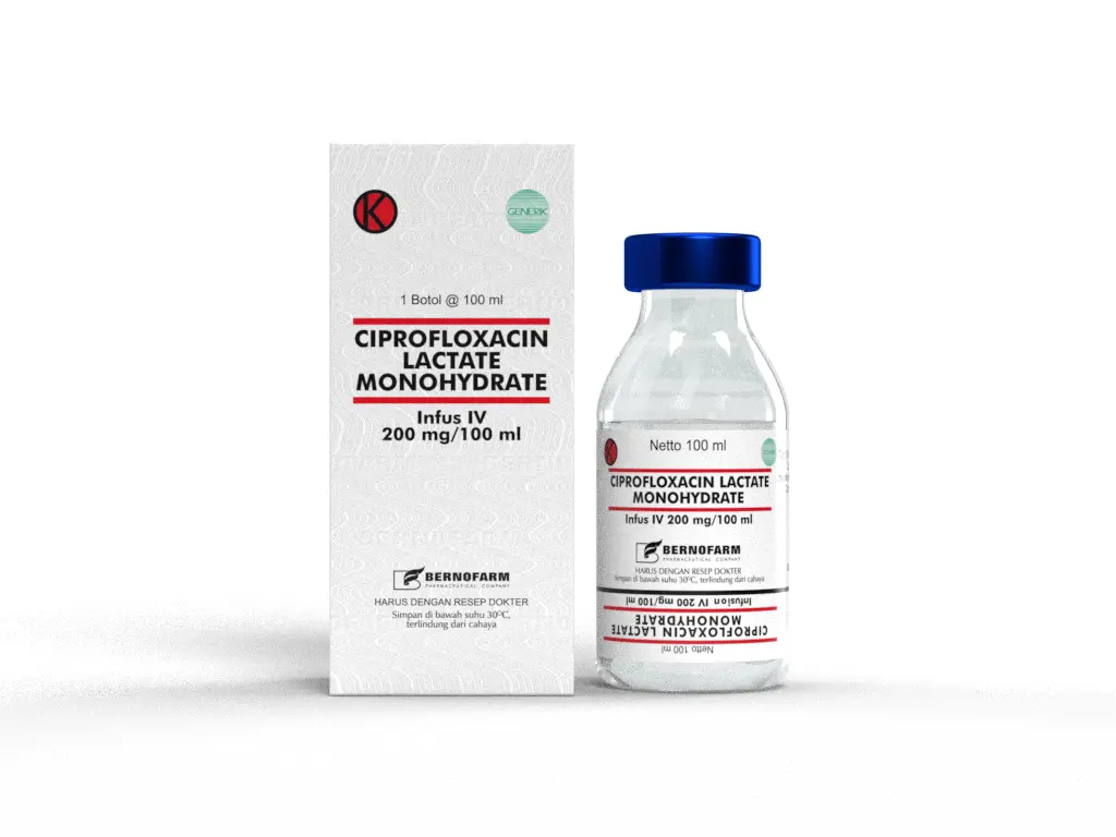CIPROFLOXACIN 200 MG/100 ML INFUS (BERNO)