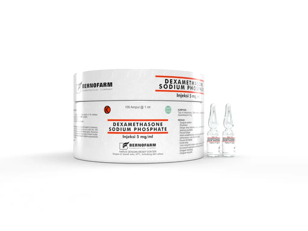 DEXAMETHASONE SODIUM PHOSPHATE 5MG/ML INJ BOX 100 AMPUL