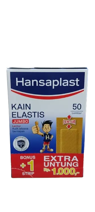HANSAPLAST KAIN ELASTIS JUMBO (Box/50 Strip)