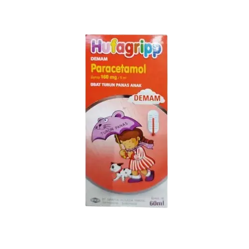 HUFAGRIP SYR 60 ML (PCT 160 MG)