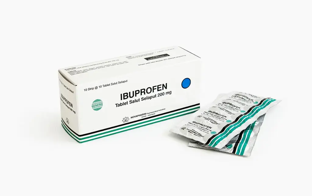 IBUPROFEN 200 MG Box/100 Tablet (NOVA)