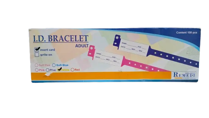 ID BAND ADULT (YELLOW)