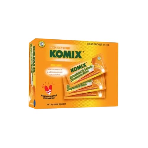 KOMIX JAHE FORMULA 7 ML (Box/30 Sachet)
