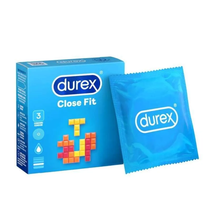 KONDOM DUREX CLOSE FIT 3S