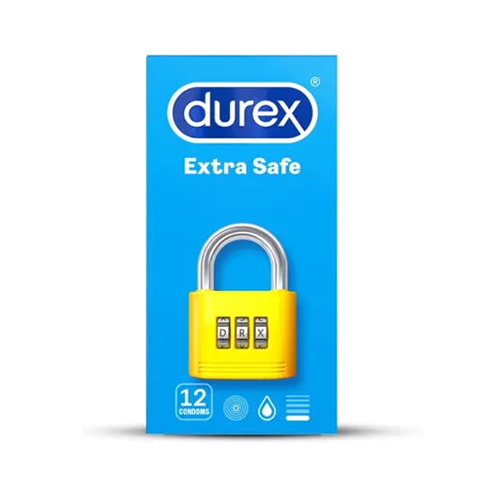 KONDOM DUREX EXTRA SAFE 12S