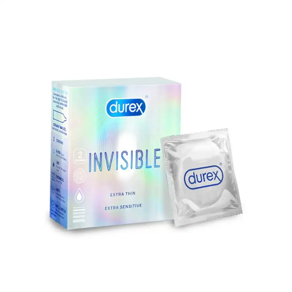 KONDOM DUREX INVISIBLE 2S