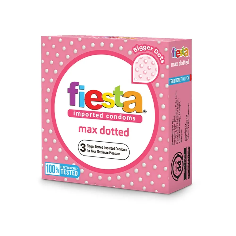 KONDOM FIESTA MAX DOTTED 3S