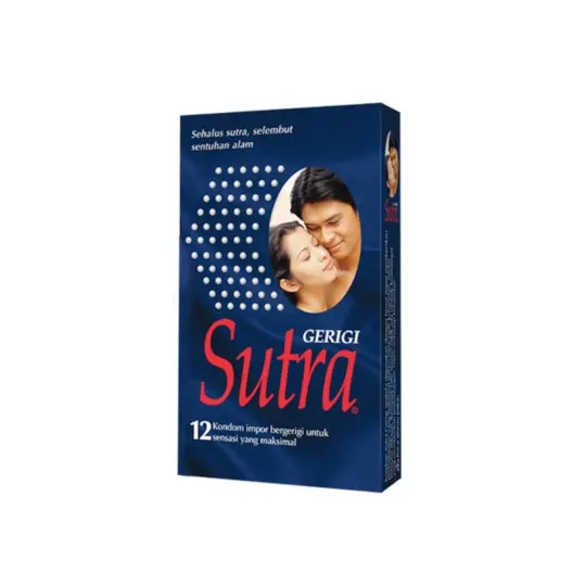 KONDOM SUTRA GERIGI BIRU 12S