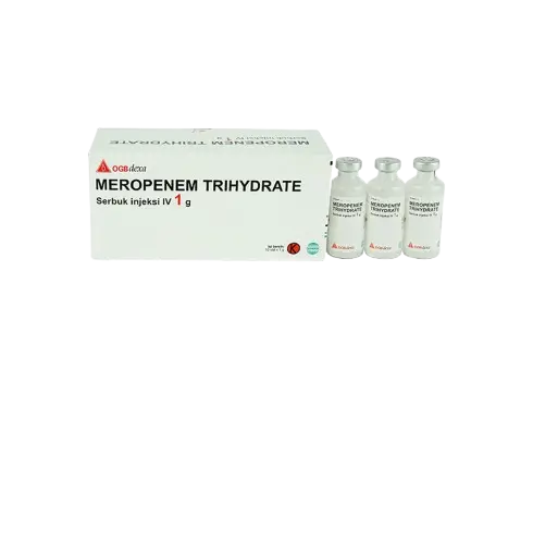 MEROPENEM TRHYDRATE INJ 1GR Box/10Vial (DEXA)