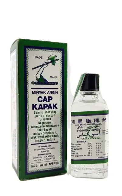 MINYAK ANGIN KAPAK 28 ML (Box/12 Botol)