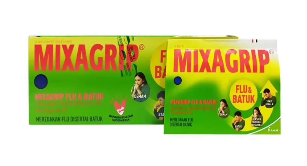 MIXAGRIP FLU & BATUK PE (Box/25 Strip)