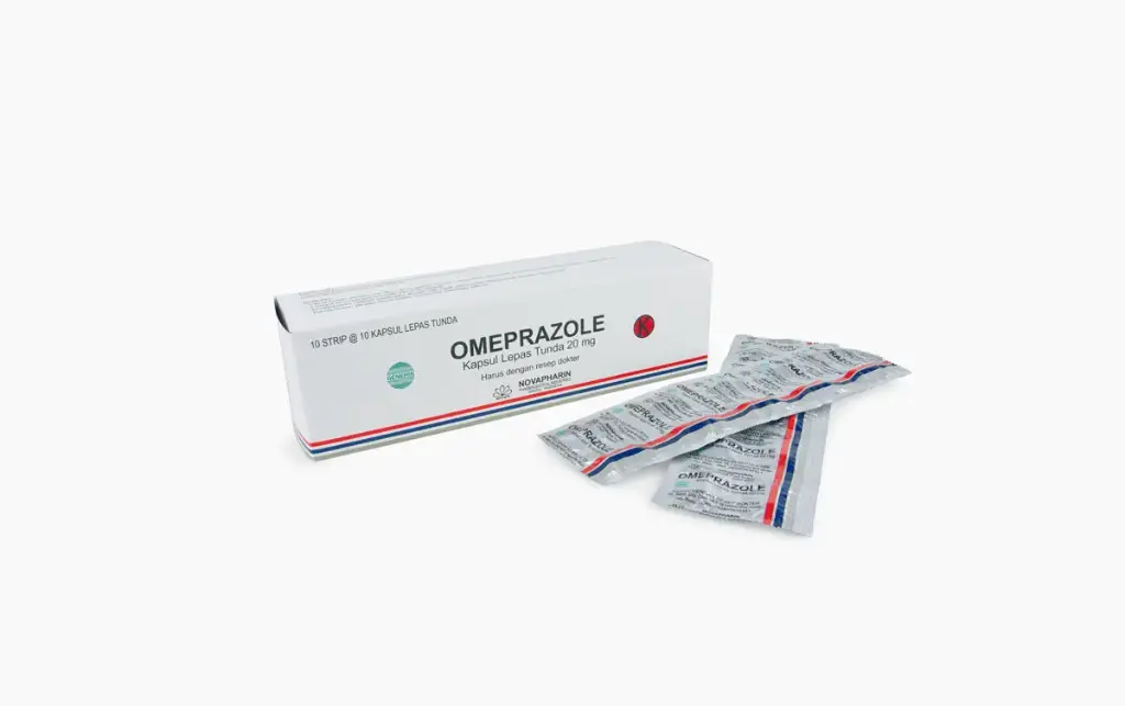 OMEPRAZOLE 20 MG Box/100 Tablet (NOVA)