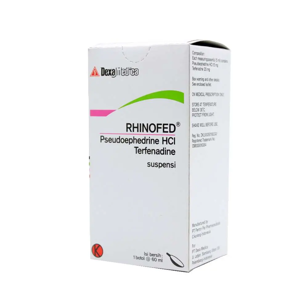 RHINOFED SYR 60 ML