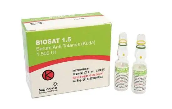 SERUM ANTI TETANUS 1.500 UI (BioSAT 1.5)/10 S