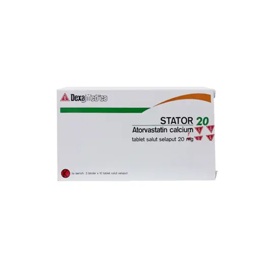 STATOR 20 MG (Box/30 Tablet)