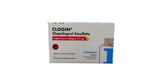 CLOGIN TABLET 75 MG Box/30 Tab