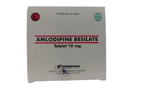 AMLODIPINE BESILATE 10 MG BOX/100 TAB (BERNO)