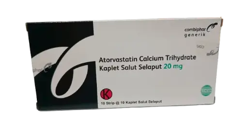 ATORVASTATIN 20 MG BOX TAB (COMBIPHAR)