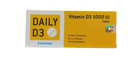 DAILY D3 1000 IU (Box/60 Tablet)