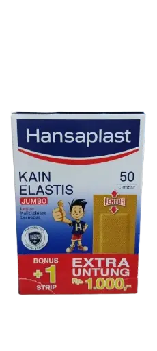 HANSAPLAST KAIN ELASTIS JUMBO (Box/50 Strip)