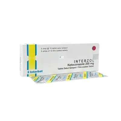 INTERZOL 200 MG (Box/50 Tablet)
