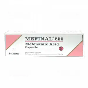 MEFINAL 250 MG CAPS.