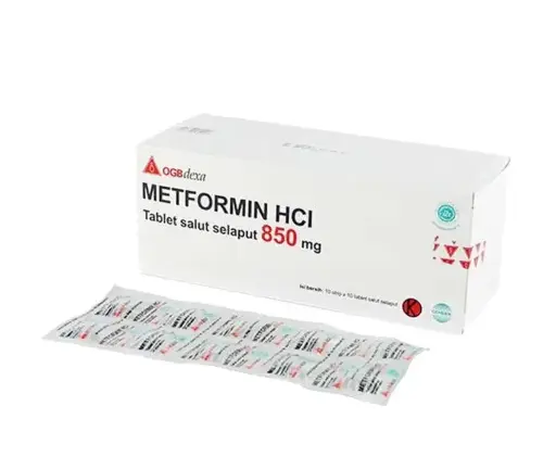 METFORMIN 850 MG BOX 100 Tablet (DEXA)