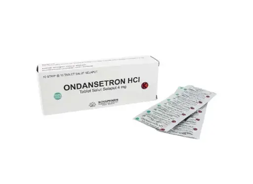 ONDANSETRON HYDROCHLORIDE 4 MG Box/100 Tab (NOVA)