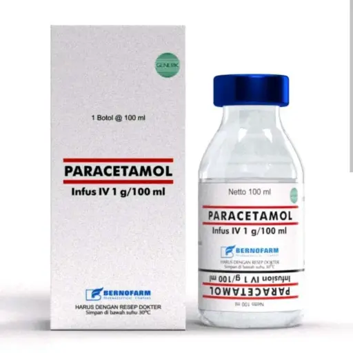 PARACETAMOL 1 G/100 ML INFUS  TD