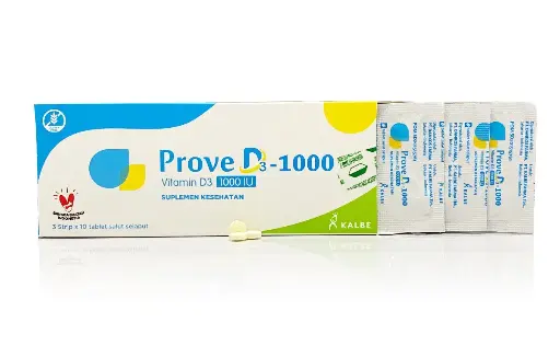 PROVE D3 1000 Box/30 Tab (KALBE)
