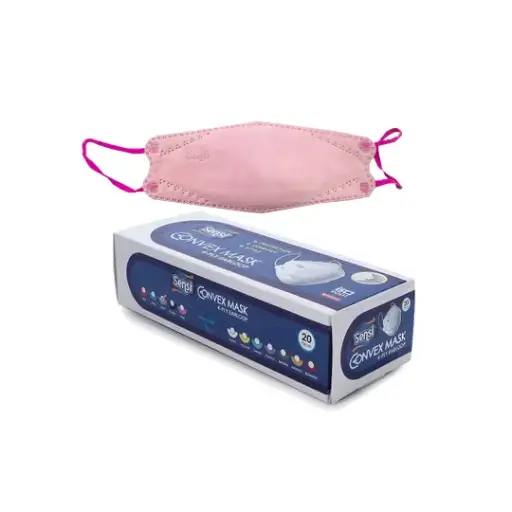 SENSI CONVEX MASK 4 PLY (PINK)