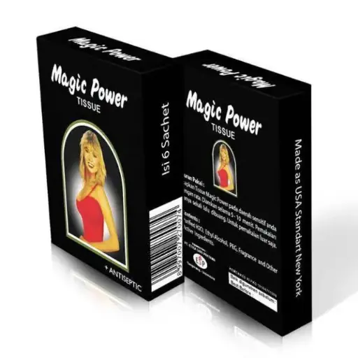 TISSUE MAGIC POWER HITAM (Pack/10 Dus)