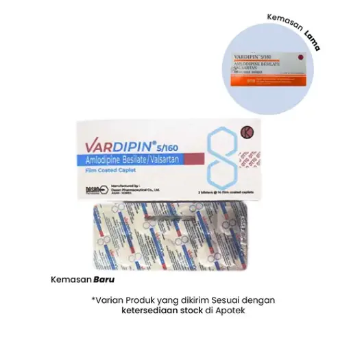 VARDIPIN 5/160 MG (Box/28 Kaplet)